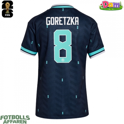 Tyskland Leon Goretzka #8 Bortatröja Kvinnor VM 2026 Kortärmad